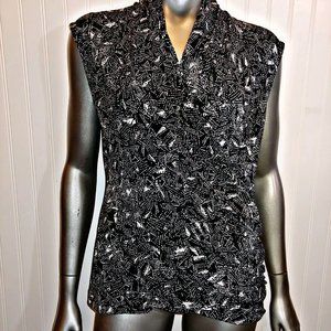 Vince Camuto Stretchy Faux Wrap Tank - L